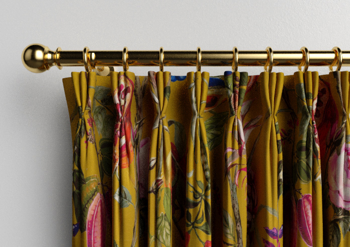 Kensington, Mustard - Made to Measure Curtains - Image 11